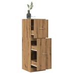 vidaXL Apothekerskast 40x41x118 cm bewerkt hout artisanaal, Huis en Inrichting, Kasten | Overige, Verzenden, Nieuw