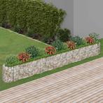 vidaXL Gabion plantenbak verhoogd 470x50x50 cm, Tuin en Terras, 100 cm of meer, Verzenden, Nieuw, Metaal