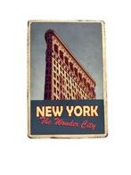 Metalen Wandbord - New York - The Wonder City #2, Ophalen of Verzenden, Nieuw