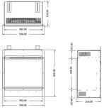 Element4 Club 50 E Front, Huis en Inrichting, Kachels, Ophalen of Verzenden, Nieuw, Hout, Vrijstaand