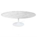 Tulp tafel onderstel voor ovaal blad | zwart mat, Huis en Inrichting, Stoelen, Ophalen of Verzenden, Nieuw, Zwart