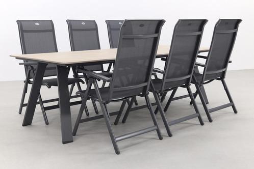 Hartman Milaan verstelbaar/Nevada 240x100 cm. tuinset, Tuin en Terras, Tuinsets en Loungesets, Tuinset, Nieuw, Overige materialen