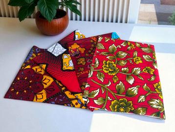4 Fat quarters - Rood mix Quiltstoffen / Patchwork stoffen - beschikbaar voor biedingen