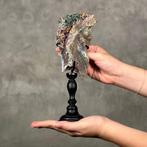 GEEN BIEDINGSGRENS - Adembenemend paar van Grape Agate en, Antiek en Kunst