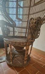 Fauteuil - Rattan, Stro - Pauwstoel
