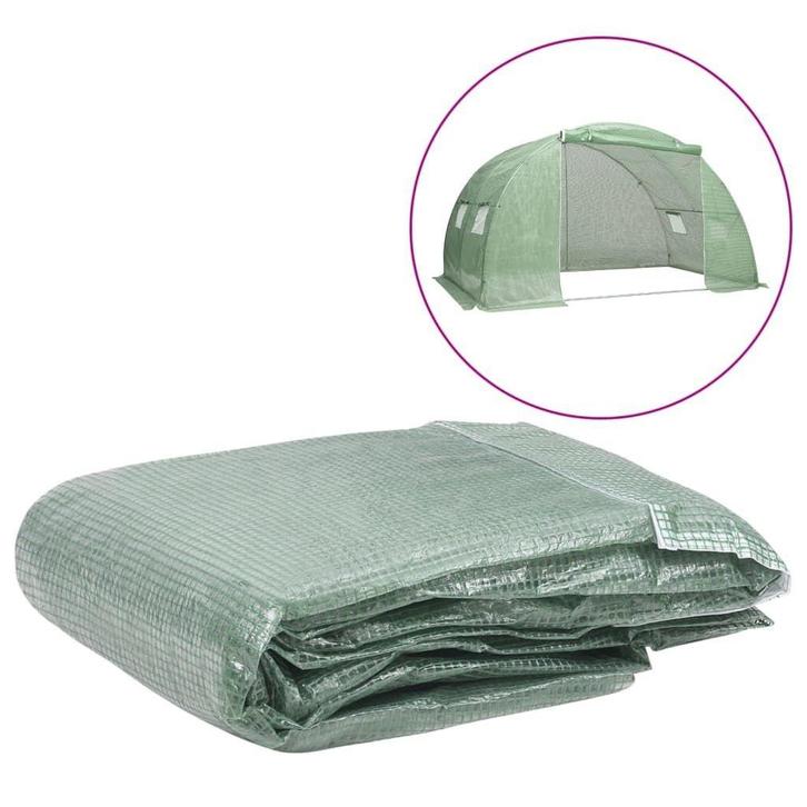 Tuinpaviljoen 400x200cm pe groen | retourdeal 42% korting, Tuin en Terras, Tuinsets en Loungesets, Nieuw, Kunststof, Ophalen of Verzenden