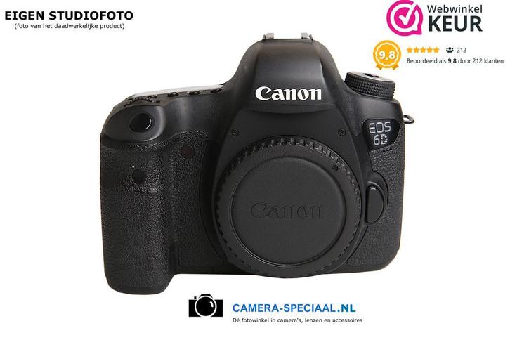 Canon EOS 6D digitale camera (22.125 clicks) met garantie, Audio, Tv en Foto, Fotocamera's Digitaal, Spiegelreflex, Zo goed als nieuw