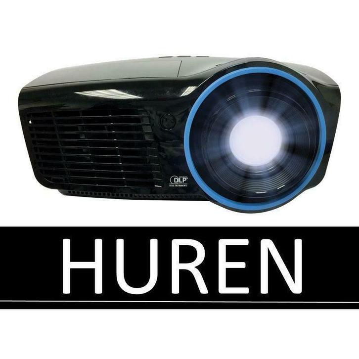 BEAMER HUREN, Audio, Tv en Foto, Diaprojectors, Nieuw, Ophalen