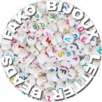 Fako Bijoux® - Letterkralen - Letter Beads - Alfabet Kralen, Hobby en Vrije tijd, Kralen en Sieraden maken, Nieuw, Verzenden