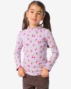 HEMA Kinder T-shirt rib fruit lichtpaars, Verzenden, Nieuw