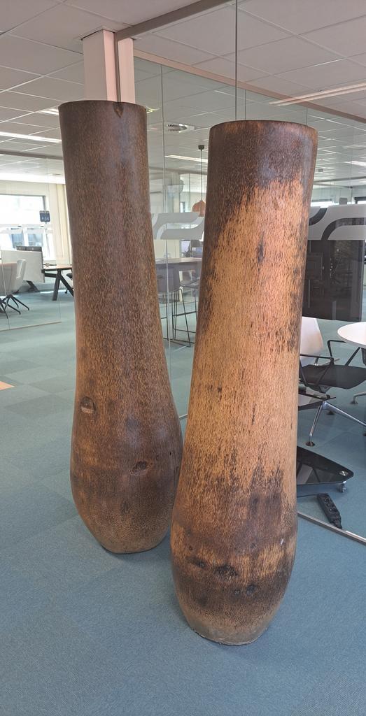 XXL Palmvaas, Huis en Inrichting, Woonaccessoires | Kunstplanten en Kunstbloemen, Zo goed als nieuw, Binnen, Ophalen