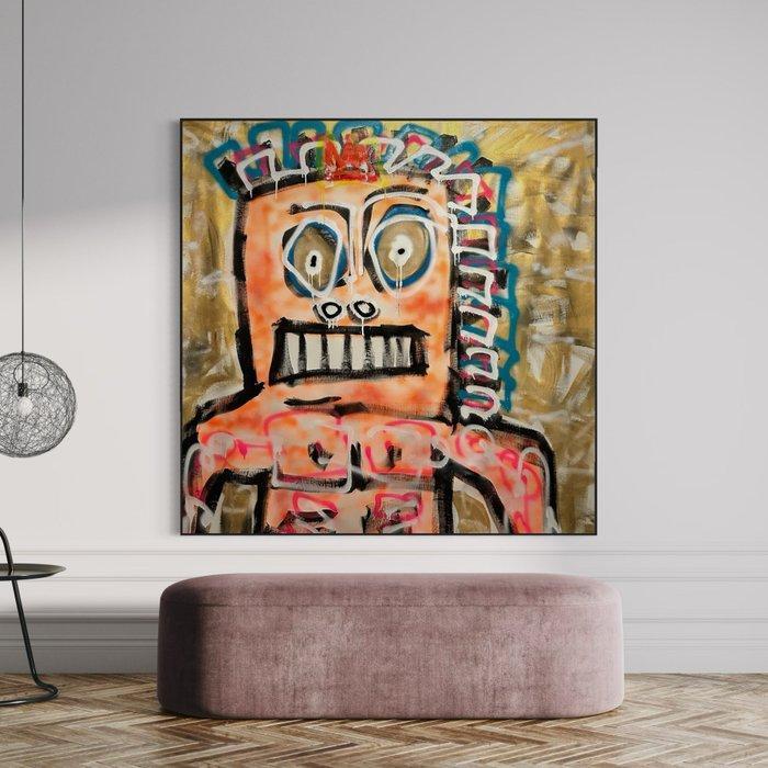 Timo Wedell - Beautiful Nightmare - XXL - Basquiat Style, Antiek en Kunst, Kunst | Schilderijen | Modern