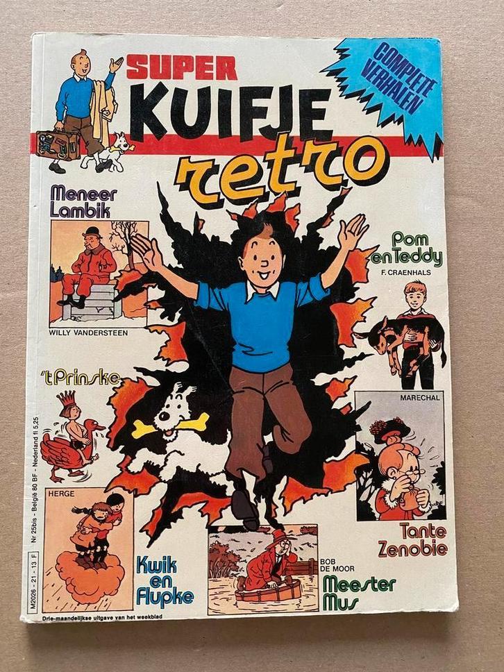Korte Strips - o.a. van Hergé Willy Vandersteen E.P. Jacobs, Verzamelen, Stripfiguren, Boek of Spel, Gebruikt, Kuifje, Ophalen of Verzenden