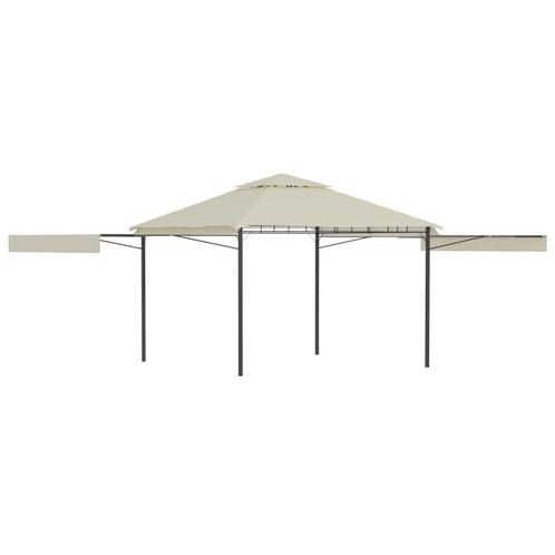 vidaXL Prieel met uitschuifbare daken 180 g/m² 3x3x2,75 m, Tuin en Terras, Partytenten, Nieuw, Verzenden