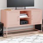 Tv-meubel 100,5x39x60,5 cm staal roze, Huis en Inrichting, Kasten | Televisiemeubels, Verzenden, Nieuw