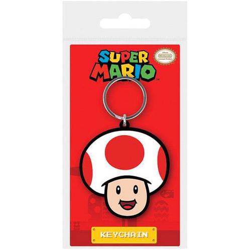 Sleutelhanger / Tashanger - Toad Super Mario - PVC - 5x5cm N, Verzamelen, Sleutelhangers, Nieuw, Ophalen of Verzenden