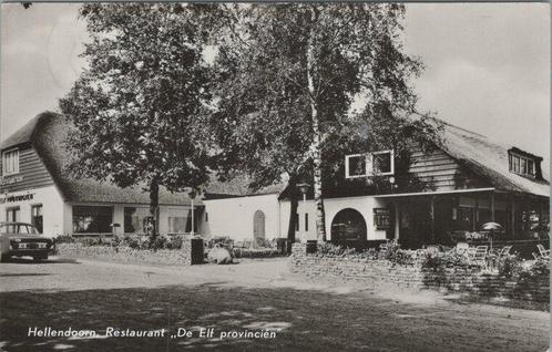 HELLENDOORN - Restaurant De Elf Provinciën, Verzamelen, Ansichtkaarten | Nederland, Verzenden