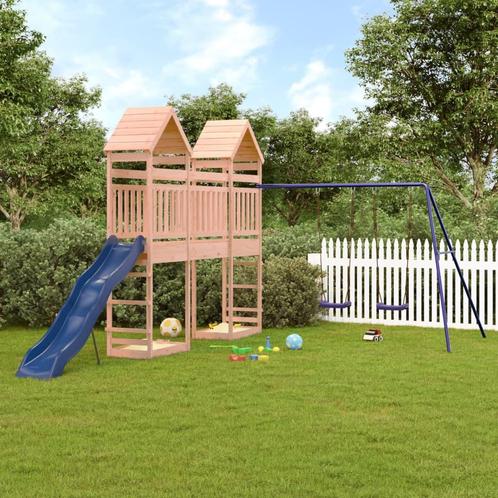 vidaXL Speelhuis massief douglashout, Kinderen en Baby's, Speelgoed | Buiten | Speeltoestellen, Nieuw, Verzenden