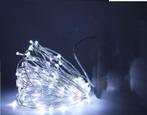 Kerst koperdraad LED verlichting - koud wit - 1,9 meter - op, Ophalen of Verzenden, Nieuw
