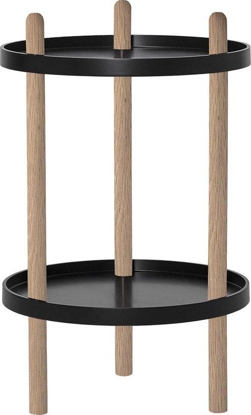 Bloomingville - Bartafel - MDF/Hout - Zwart - 40xH64 cm, Huis en Inrichting, Tafels | Bijzettafels, Verzenden