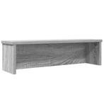 vidaXL Keukenrek stapelbaar 60x15x16cm bewerkt hout grijs, Verzenden, Nieuw