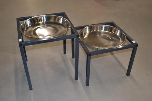 Badschaal houder antraciet - 40 cm hoog, Dieren en Toebehoren, Vogels | Hokken en Kooien, Nieuw, Ophalen of Verzenden