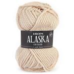 DROPS Alaska Uni Colour - 61 tarwe - Wol Garen, Hobby en Vrije tijd, Breien en Haken, Ophalen of Verzenden, Nieuw