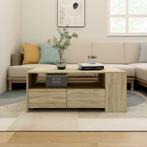 vidaXL Salontafel 102x55x42 cm bewerkt hout sonoma, Huis en Inrichting, Tafels | Salontafels, 100 tot 150 cm, Verzenden, Nieuw