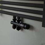 Riko universele radiator aansluitset recht mat zwart, Ophalen of Verzenden, Nieuw, Overige typen