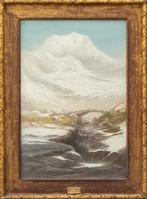Frederick T. Sibley (1837-1912) - Scena invernale nel Galles, Antiek en Kunst, Kunst | Schilderijen | Klassiek