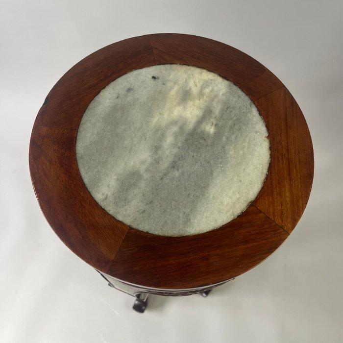 Bijzettafel - hard hout - China - Ironwood Piedestal (Zonder, Antiek en Kunst, Antiek | Overige Antiek