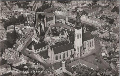 MIDDELBURG - Abdij met Lange Jan, Verzamelen, Ansichtkaarten | Nederland, Verzenden