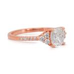 Ring - 18 karaat Roségoud - 1.45ct. tw. Diamant (Natuurlijk), Sieraden, Tassen en Uiterlijk, Ringen, Nieuw