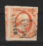 1854 NED. nr 3b positie 12 met Halfrond ASSEN B Ey 200 (399), Verzenden, T/m 1940, Gestempeld