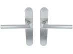 ODShop deurklink Modern haaks op ovaal schild blind rvs, Verzenden, Nieuw