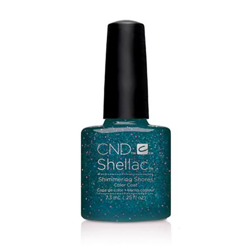 CND  Colour  Shellac  Gellak  Shimmering Shores  7,3 ml, Sieraden, Tassen en Uiterlijk, Uiterlijk | Haarverzorging, Nieuw, Verzenden