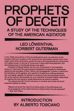 9781788736961 Prophets of Deceit Leo Lowenthal, Verzenden, Nieuw, Leo Lowenthal