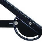 Silverline Super hoekmeter - 550 mm - Zwarte poedercoatin..., Ophalen of Verzenden, Nieuw
