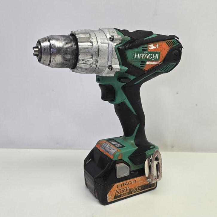 Hitachi Schroefmachine DS18DSDL Incl. Accu | Gebruikt, Doe-het-zelf en Verbouw, Gereedschap | Boormachines, Nieuw, Ophalen of Verzenden