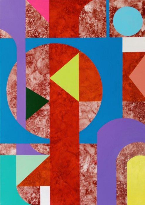 Kasai Massana (1975) - SILOUETTE 42 MAYA SOUL. no reserve., Antiek en Kunst, Kunst | Schilderijen | Modern