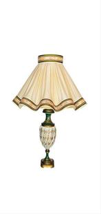 Lamp - Brons, Porselein, goudkleurig, Antiek en Kunst, Antiek | Glas en Kristal