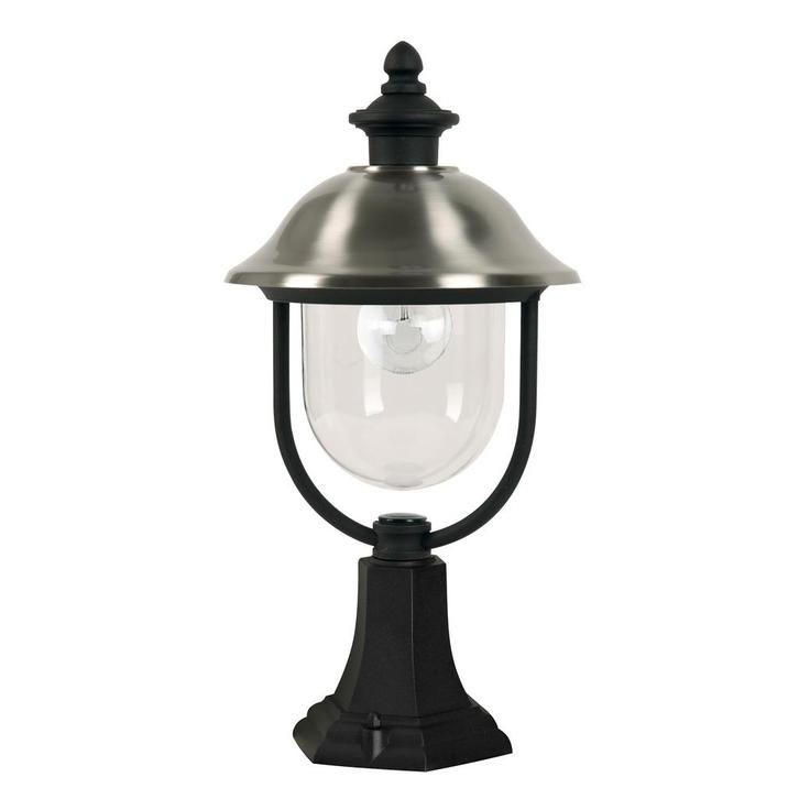 Tuinlamp Bologna sokkel Tuinverlichting, Tuin en Terras, Buitenverlichting, 50 tot 250 watt, Nieuw, Aluminium, Staande lamp, Verzenden