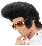 Pruik Elvis Zwart, Verzenden, Nieuw