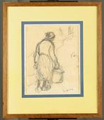 Emile Othon Friesz (1879 - 1949) - La porteuse deau, Antiek en Kunst
