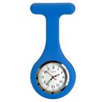 Fako - Verpleegstershorloge - Siliconen RVS Lumi - Blauw, Sieraden, Tassen en Uiterlijk, Horloges | Dames, Verzenden, Nieuw