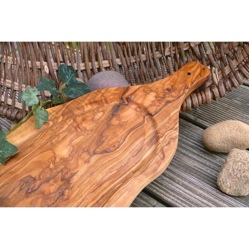 Snijplank (L 45-49 cm) met sapgleuf en handvat, Huis en Inrichting, Woonaccessoires | Wanddecoraties, Nieuw, Verzenden
