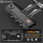 Kofferset - 4 delig - Trolley - Reiskofferset - Zwart - KESS, Verzenden, Nieuw