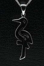 Zilveren Ooievaar en ADO en Den Haag ketting hanger - middel, Sieraden, Tassen en Uiterlijk, Verzenden, Nieuw