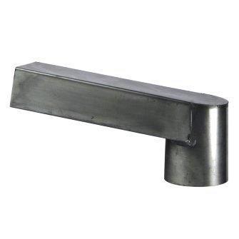 zinken stadsuitloop 60 x 100 mm naar uitloop Ø100, Doe-het-zelf en Verbouw, Buizen en Afvoer, Ophalen of Verzenden