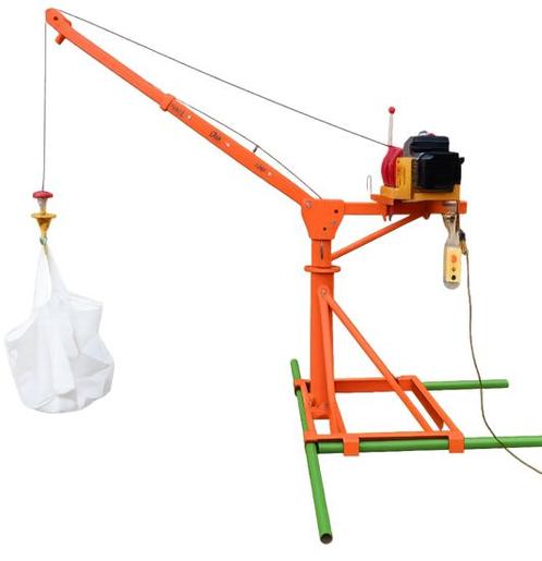Bouwkraan 500kg 25m elektrisch 230V 360° rotatie, Auto diversen, Autogereedschap, Verzenden